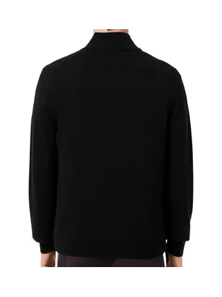 Pull Col Camionneur Noir Homme Lacoste Regular 2