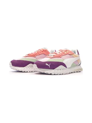 Baskets Rose/Violettes Femme Puma Blktop 6