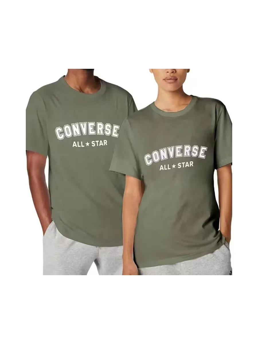 T-shirt Kaki Homme Converse Classic 3
