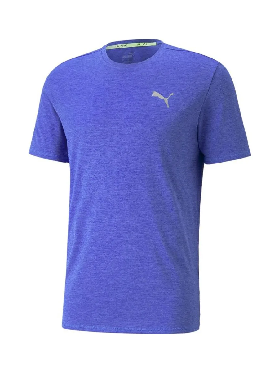 T-Shirt Bleu Homme Puma Run Favorite 1