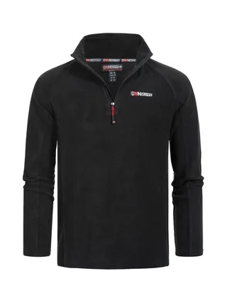 Veste Polaire 1/4 de Zip Noir Homme Geographical Norway Men 233 2