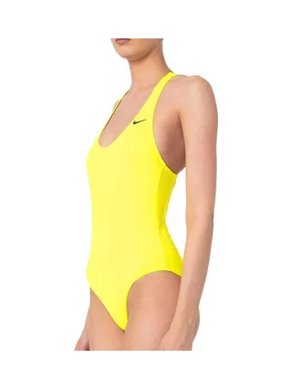 Maillot de bain 1 pièce Jaune Femme Nike Crossback 1
