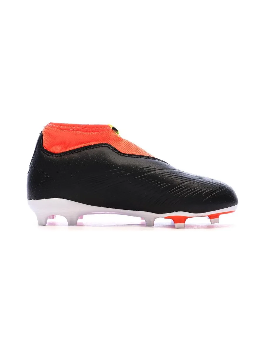 Chaussures de Foot Noires Junior Adidas Predator League Ll FG 2