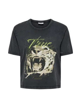 T-shirt Noir Femme JDY Elina 3