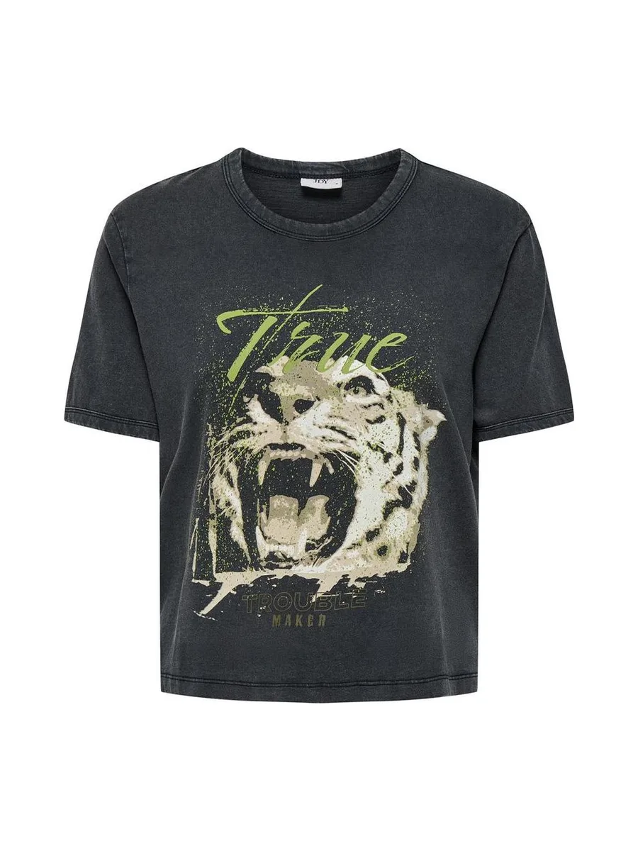 T-shirt Noir Femme JDY Elina 4