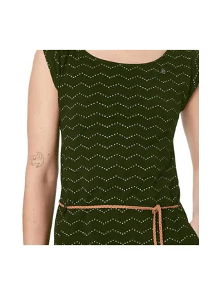 Robe Vert Femme Ragwear Zig Zag 3
