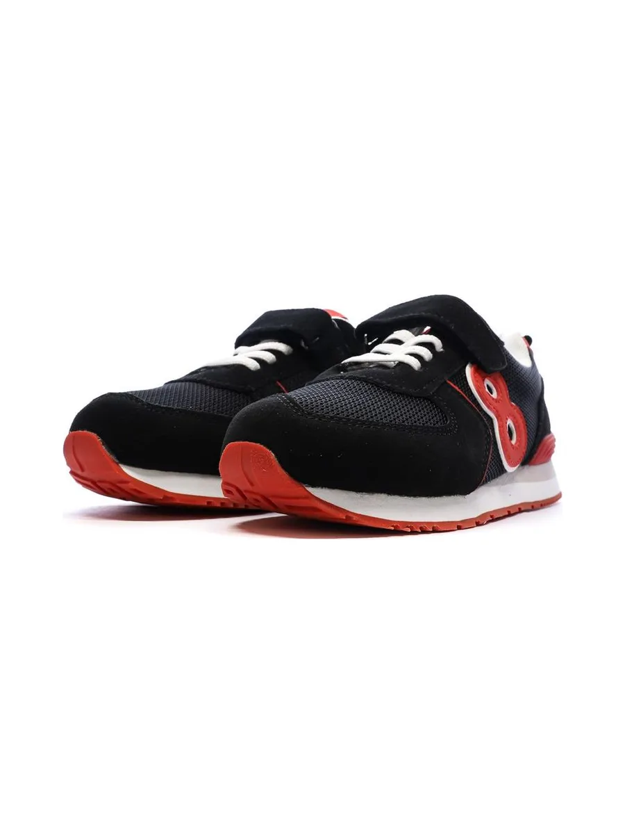 Baskets Noir/Rouge Garçon MOD8 Snooklace 7