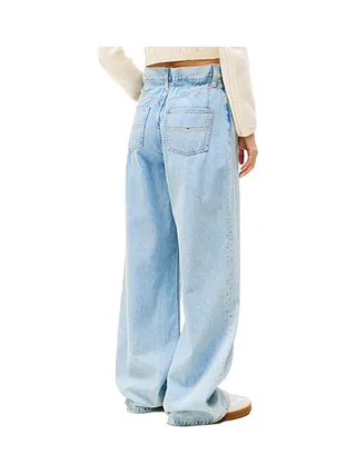 Jean Ample Bleu Femme Tommy Hilfiger Paperbag 2