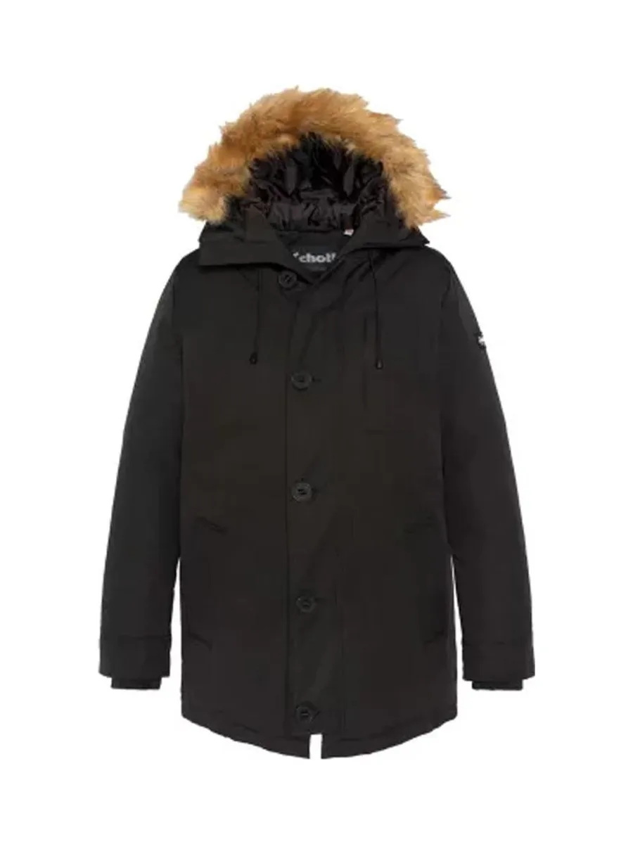 Parka Noir Homme Schott HONOUR 2
