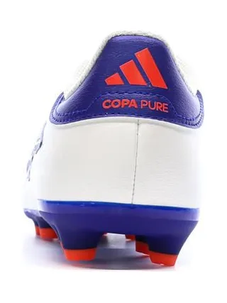 Chaussures de Football Blanc/Bleu Garçon Adidas Copa Pure 2 League Fg 3