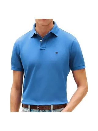 Polo Bleu Moyen Homme Tommy Hilfiger 1985 Regulars 1