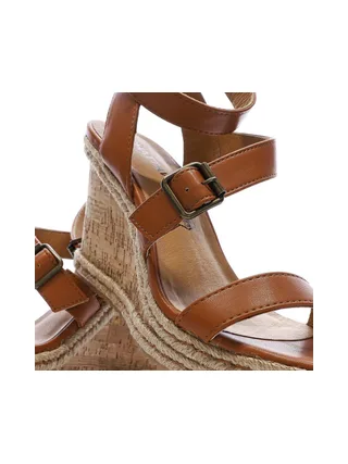 Sandales Compensée Camel Femme Chattawak Summer Camel 7