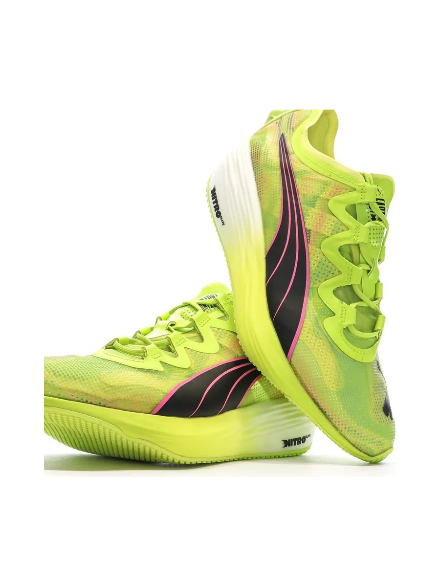 Chaussures de running Jaunes Femme Puma Fast Nitro 8