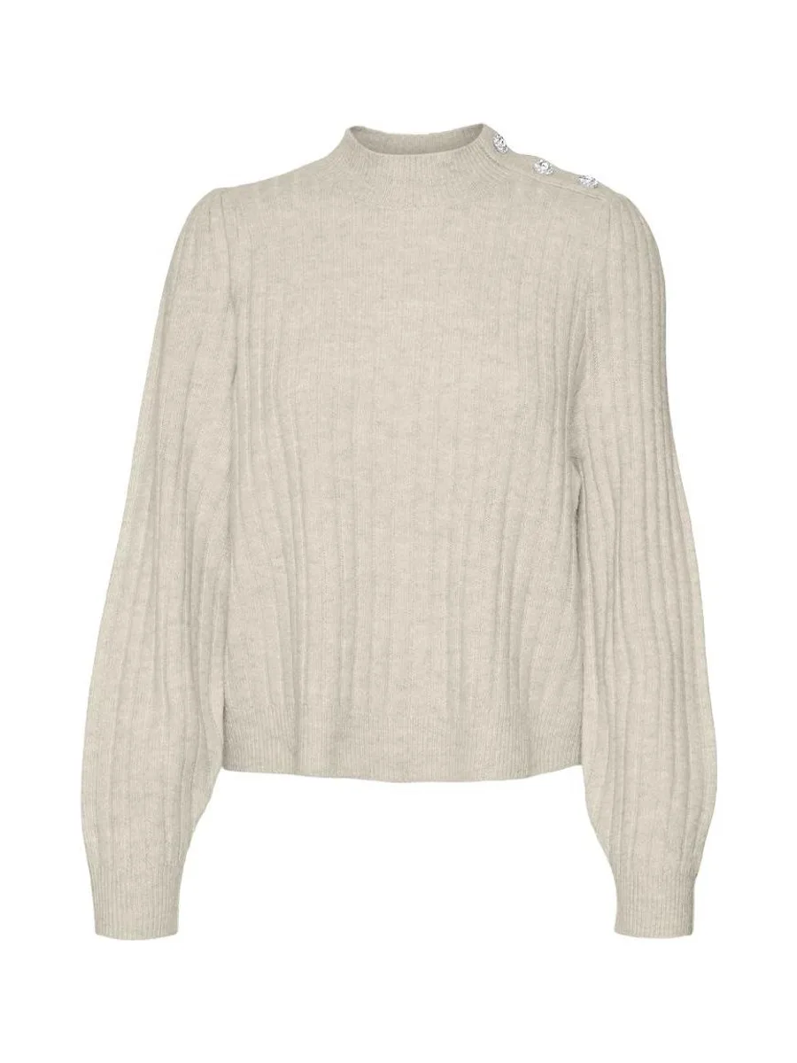 Pull Beige Femme Vero Moda Melya 2