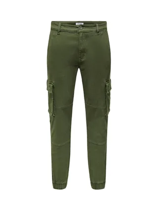 Pantalon Cargo Kaki Homme Only & Sons Onscam Life 1