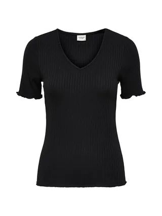 T-Shirt Noir Femme JDY FRANSISKA 15238718 1