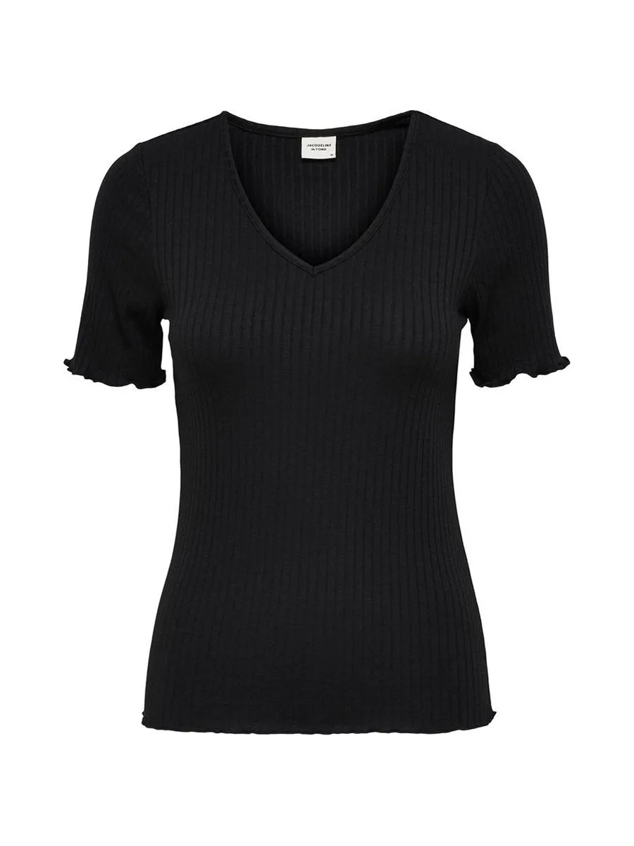 T-Shirt Noir Femme JDY FRANSISKA 15238718 2