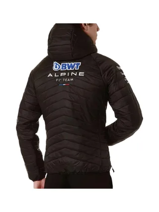 Doudoune Noire/Turquoise Homme Kappa Aboucou Alpine F1 2