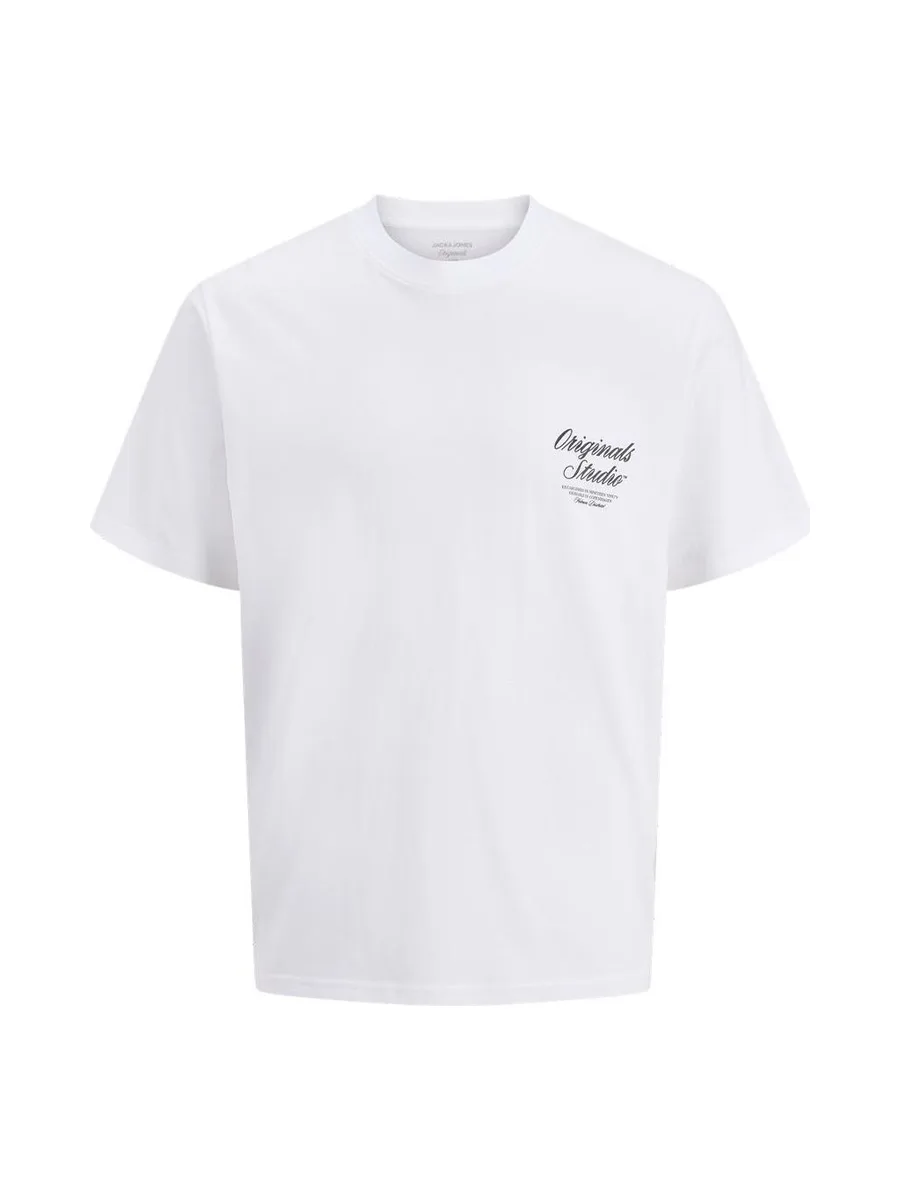 T-Shirt Blanc Homme Jack & Jones Norrebro 2