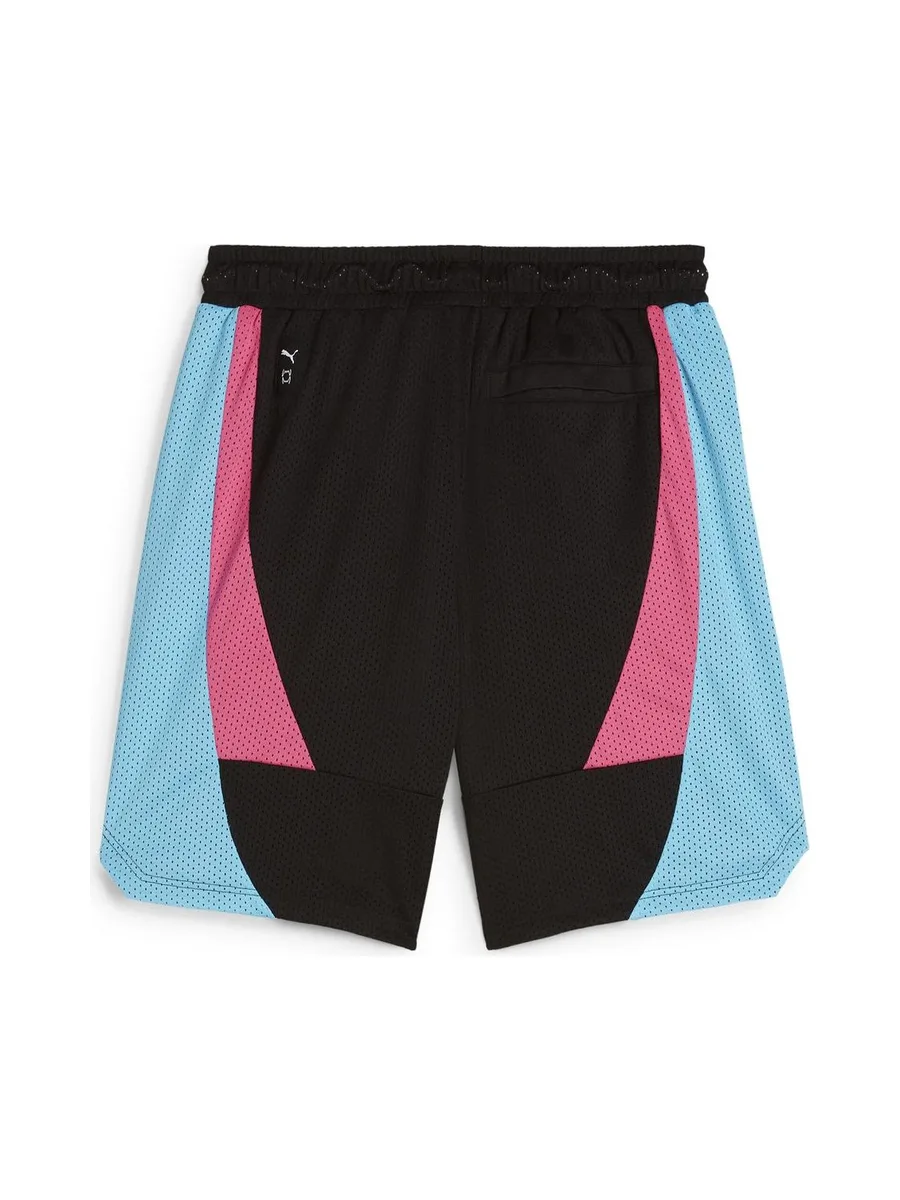 Short de basketball Noir/Bleu/Rose Homme Puma Scoot X Nl 2
