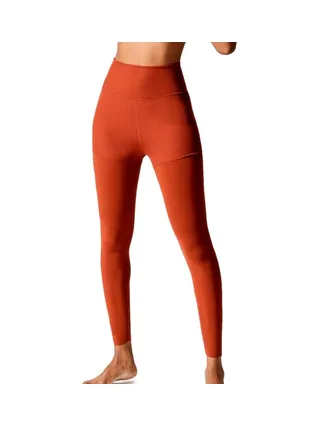 Legging 7/8 Terracotta Femme Nike Luxe Layered 1