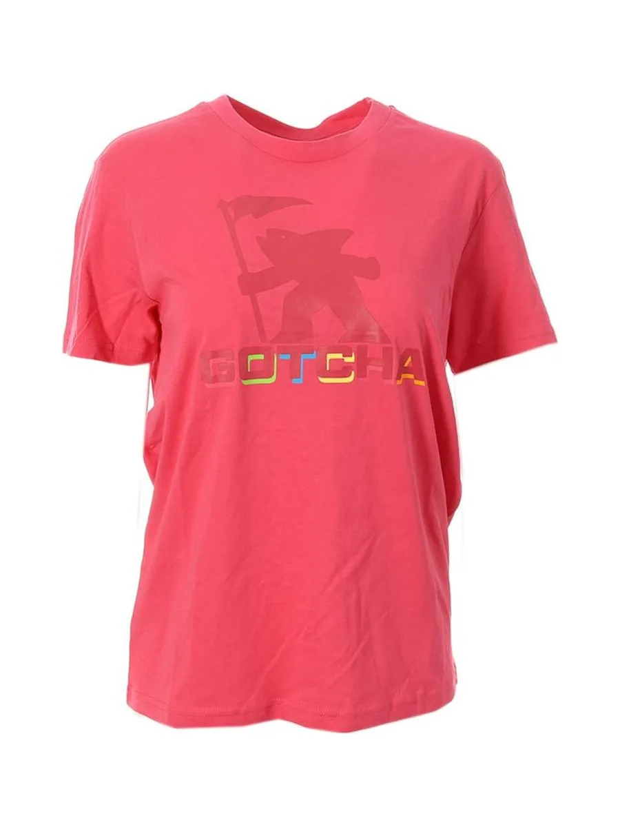 T-shirt Rose Femme Gotcha Fishman 2