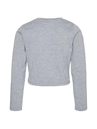 T-Shirt Manches Longues Gris Fille Vero Moda Vmjoy Knot 2
