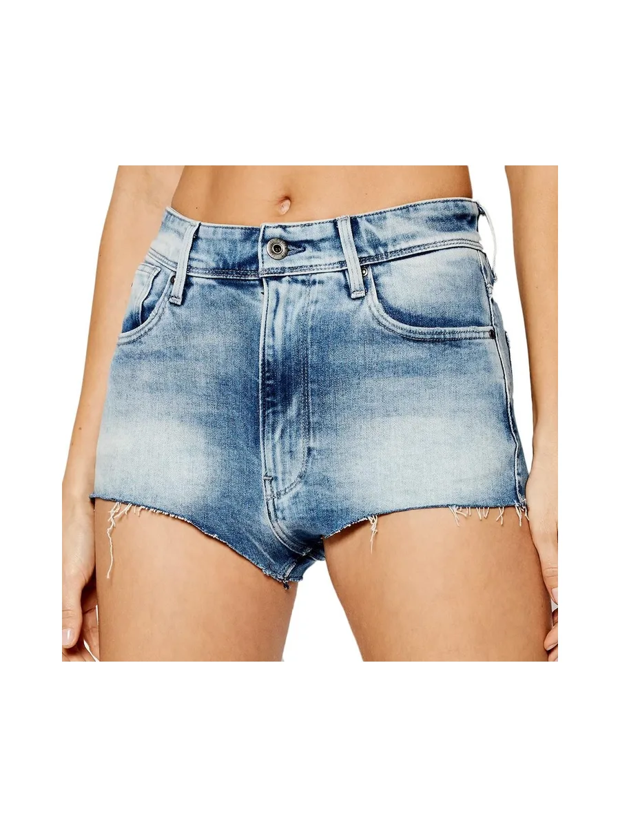 Short Court en Jean Bleu Femme Kafey Hotpant 2