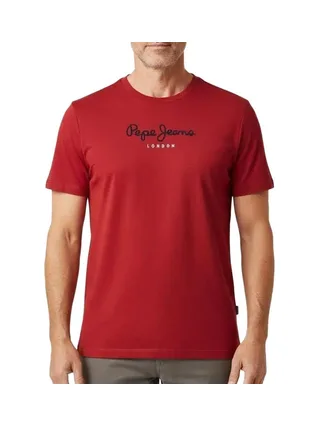 T-Shirt Bordeaux Homme Pepe jeans Eggo 1