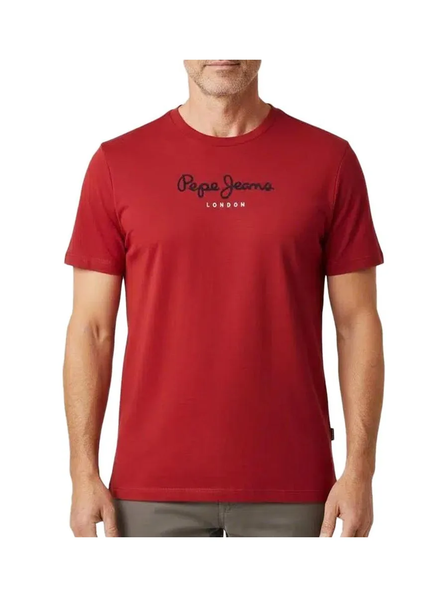 T-Shirt Bordeaux Homme Pepe jeans Eggo 2