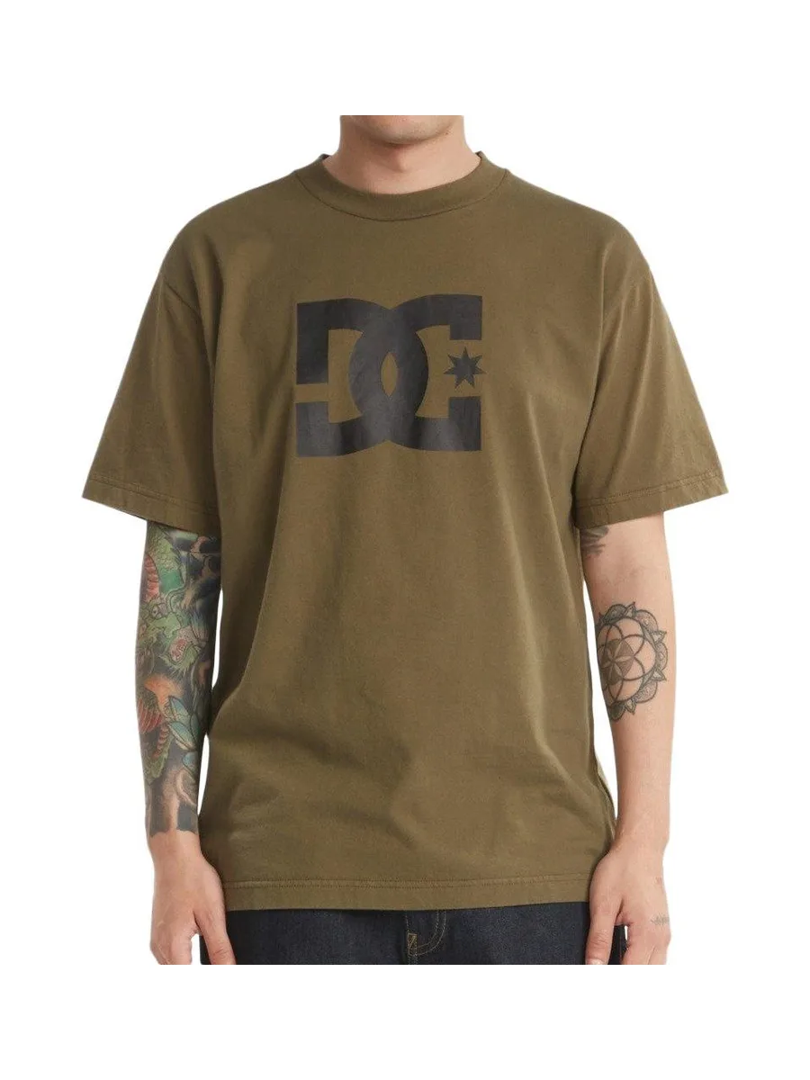 T-Shirt Kaki Homme Dc shoes Star 2
