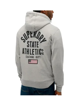 Sweat Gris Homme Superdry Athletic 2