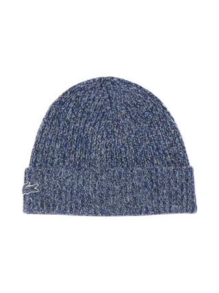 Bonnet Marine Chiné Mixte Lacoste Rib 1