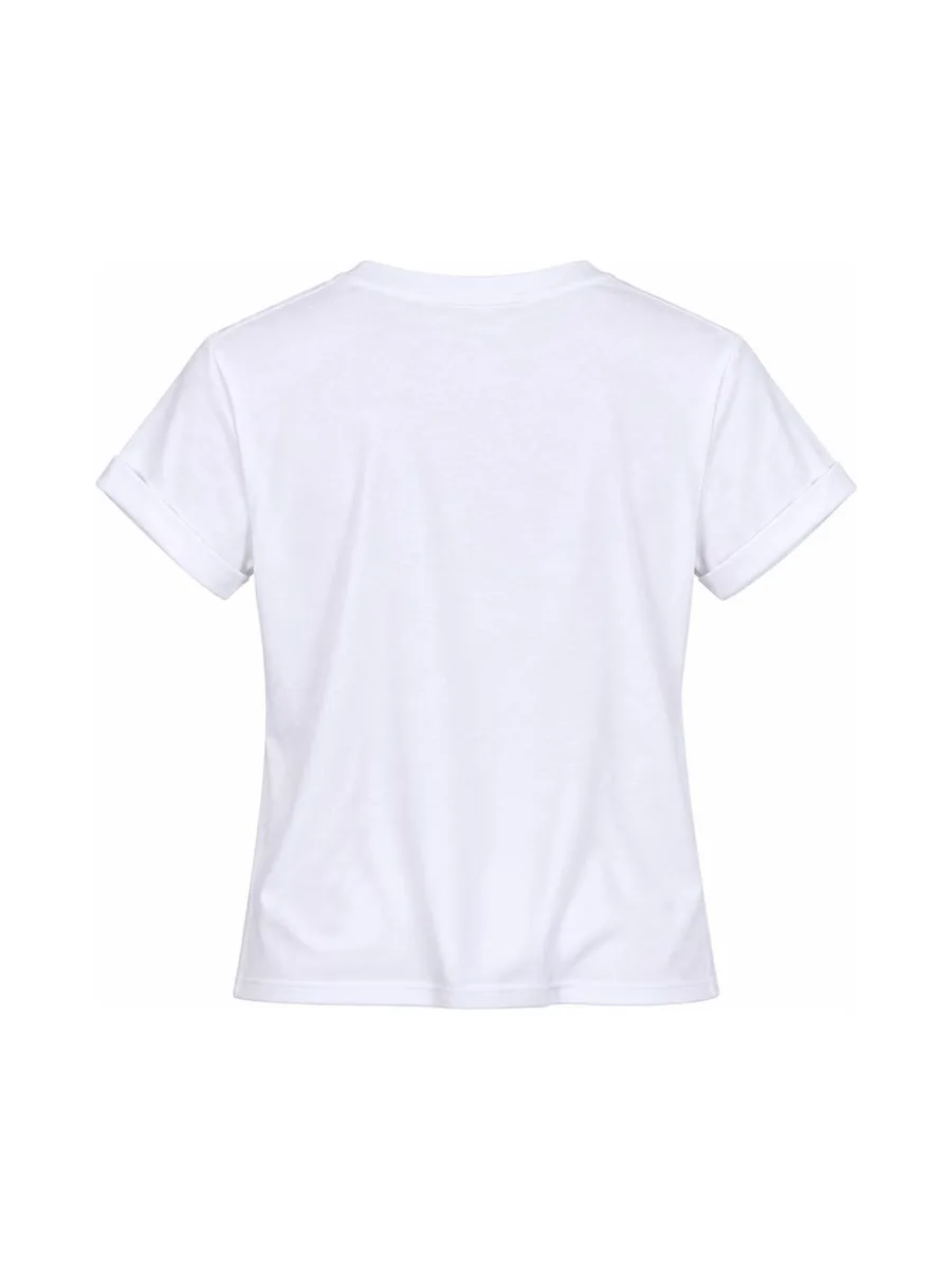 T-Shirt Blanche/Rose Fille Champion Graphic 3