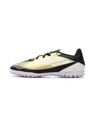 Chaussures de Foot Doré/Noir Homme Adidas F50 Club TF Messi 1