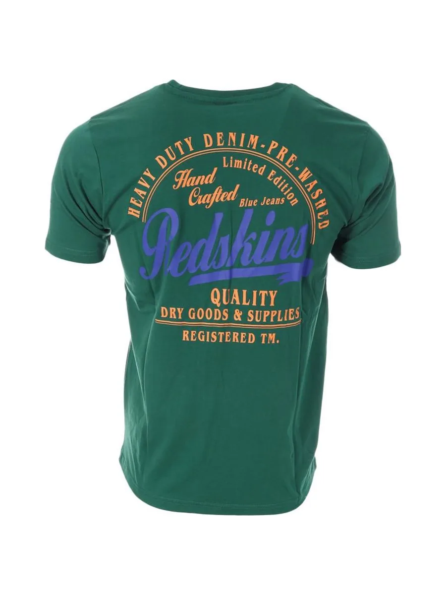 T-Shirt Vert Homme Redskins TS6214 3