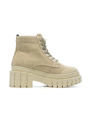 Boots Écru Femme No Name Kross Low 2