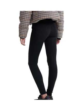 Jean Skinny Noir Femme Superdry Rise 2