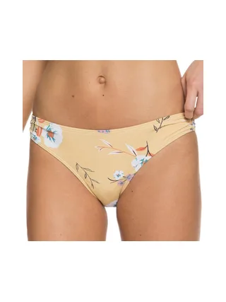 Bas de Bikini Jaune à fleurs Femme Roxy Lahaina Bay 1