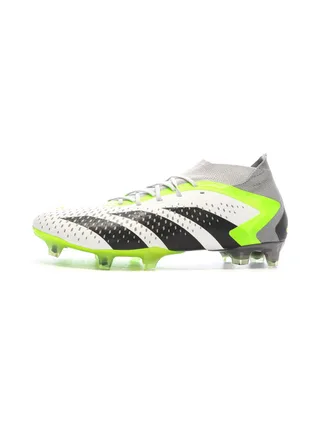 Chaussures de Foot Blanc/Gris/Vert Adidas Predator Accuracy.1 FG 1
