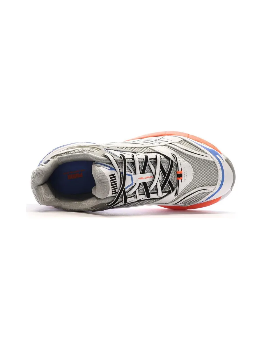 Baskets Noires/Blanc/Orange Homme Puma Velophasis 5