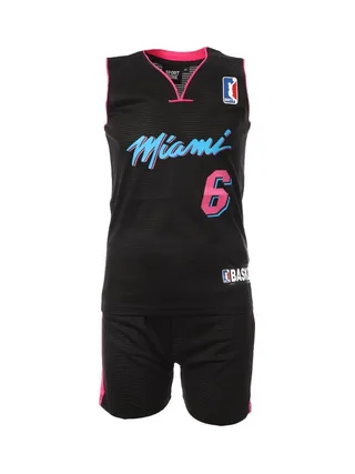Miami Heat Ensemble de basketball Noir Enfant Sport Zone DAPL5810 1
