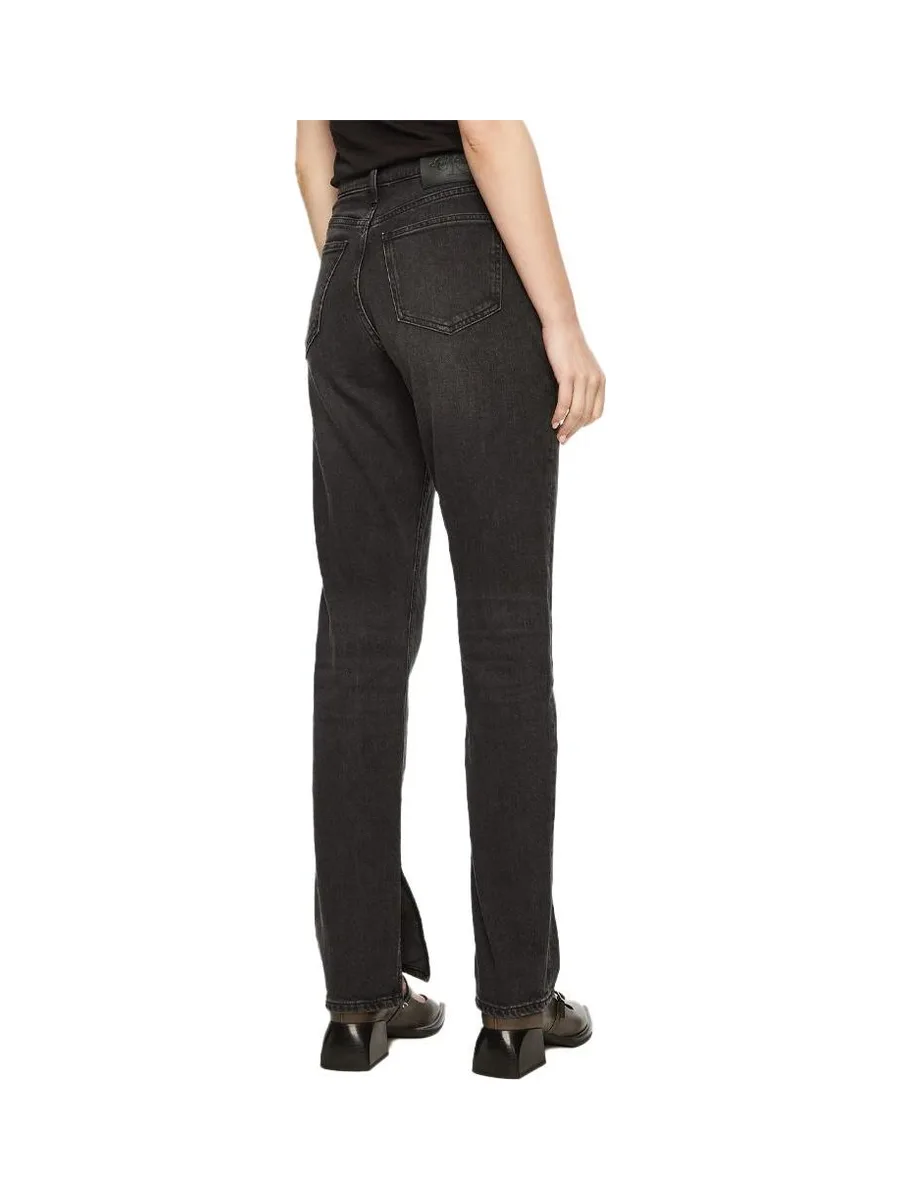 Jean Slim Gris Femme Calvin Klein Jeans Authentic 3