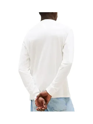 T-Shirt Manches Longues Blanc Homme Tommy Hilfiger Chest 2
