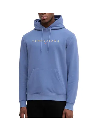 Sweat Bleu Homme Tommy Hilfiger Linear Logo 1