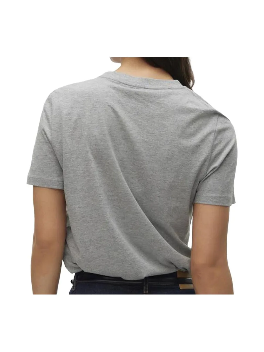 T-shirt Gris Femme Vero Moda Paulina 3