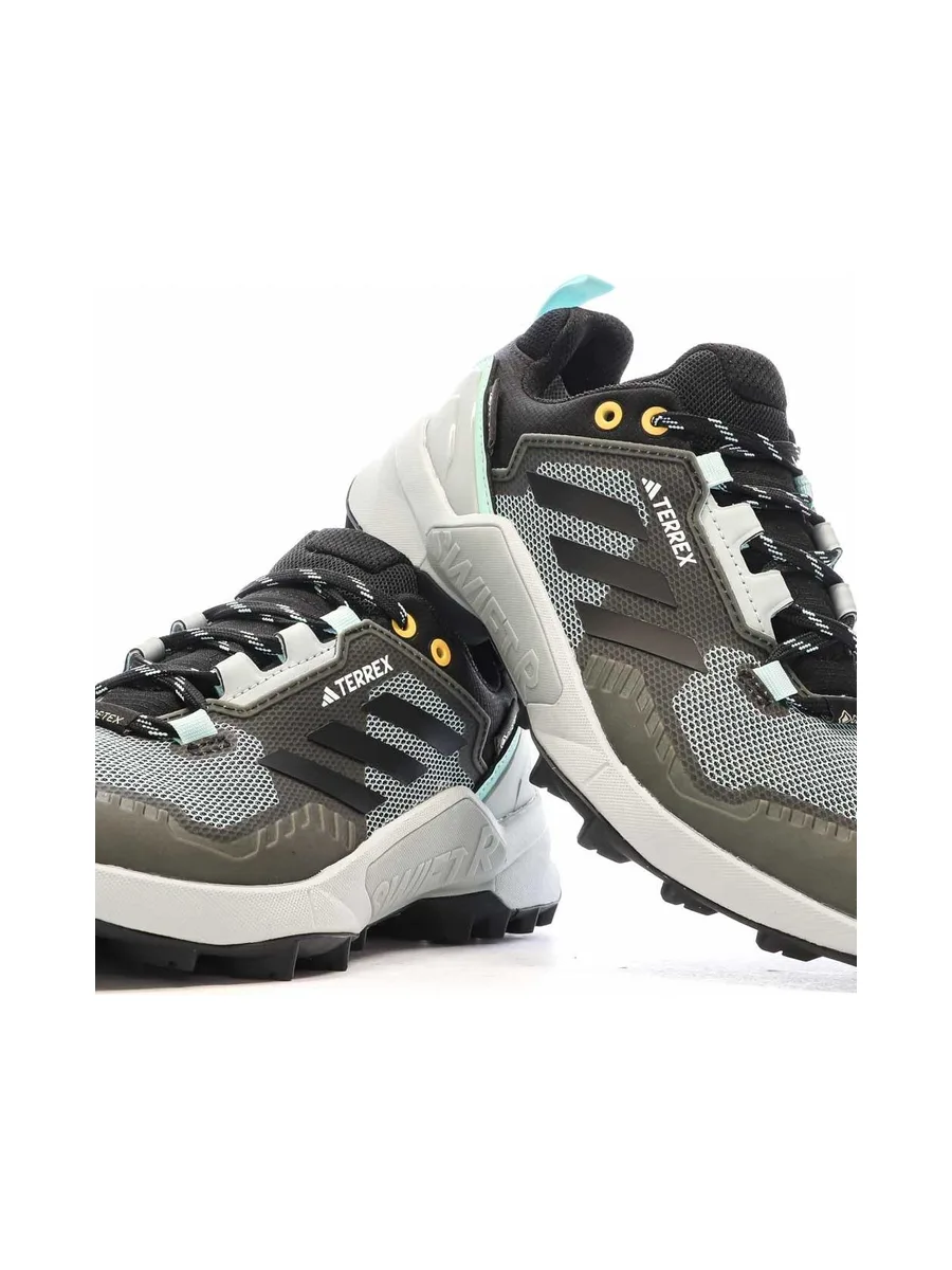 Chaussures de trail Grises Femme Adidas Terrex Swift 8