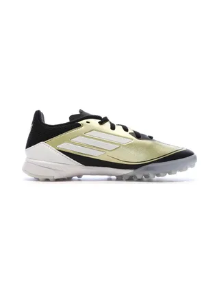 Chaussures de Foot Doré/Noir Junior Adidas F50 League TF J Messi 2