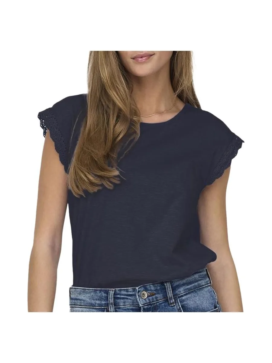 T-Shirt Marine Femme JDY Salva 2