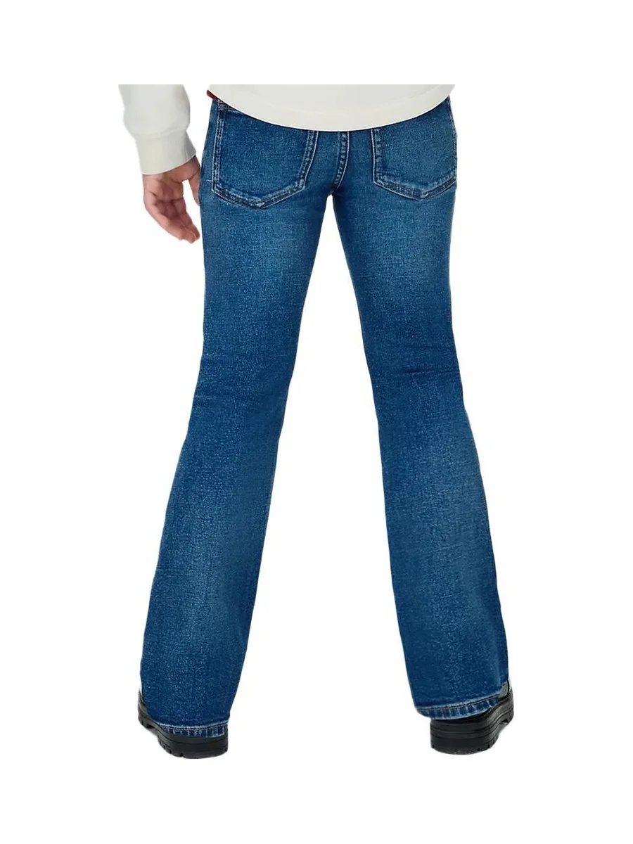 Jean Droit Bleu Fille Calvin Klein Jeans Dark 3